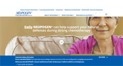 Desktop Screenshot of neupogen.com